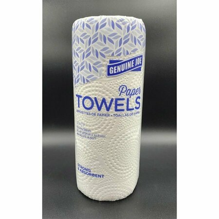 GENUINE JOE 2-Ply Paper Towel Rolls - 9in x 11in - White - 70 Sheets Per Roll, 15PK GJO34070
